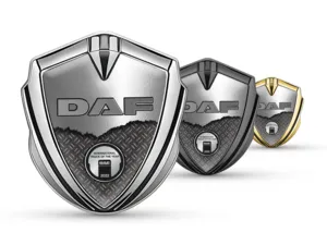 Daf Emblema Metallico Badge Disegno Sportivo Elegante